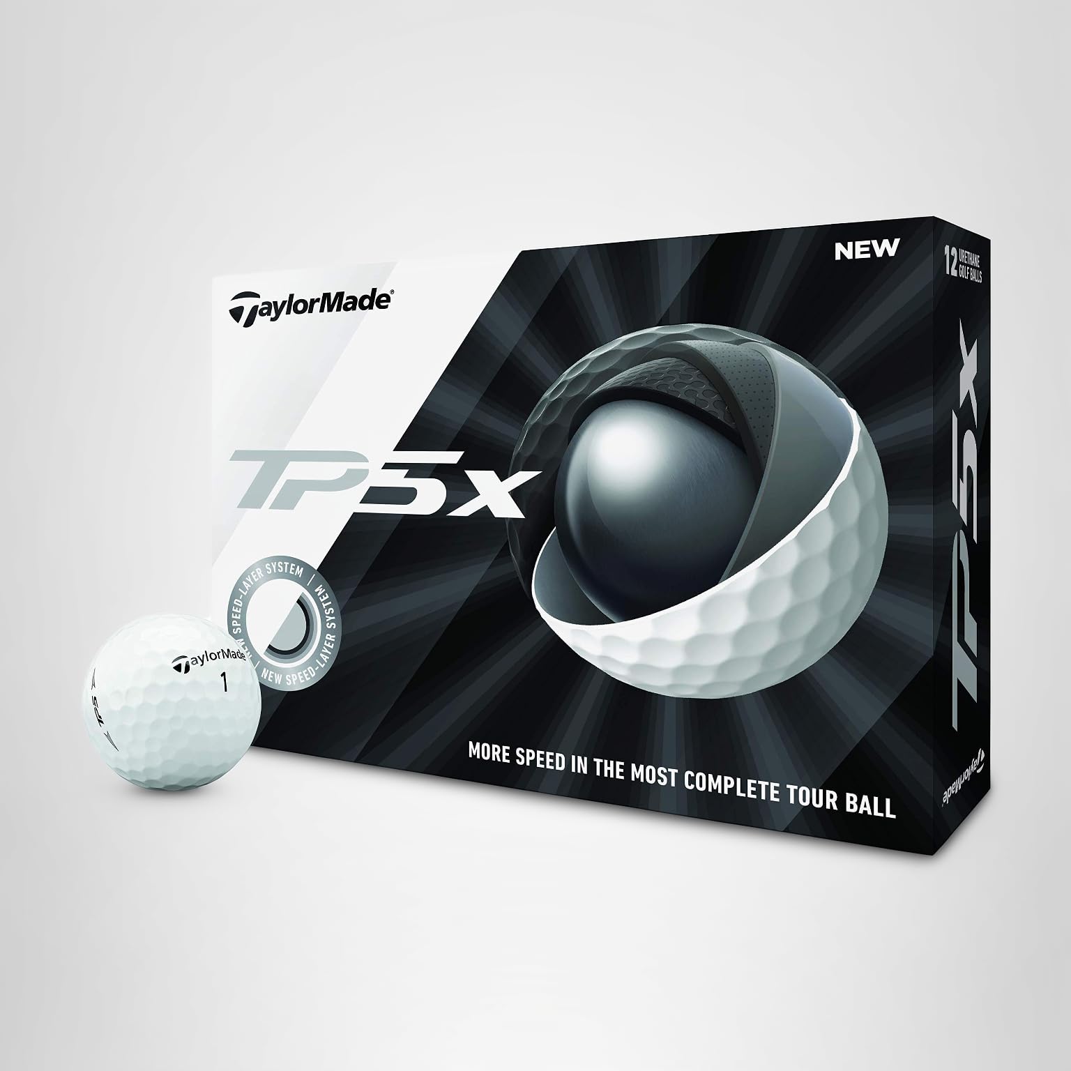 Amazon.co.jp: TaylorMade TP5Xダースゴルフボール 白 2019 1ダース(12